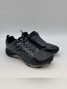 Merrell Trail Hiking Shoes Women’s 8.5 Grey Black Outdoor Sneakers